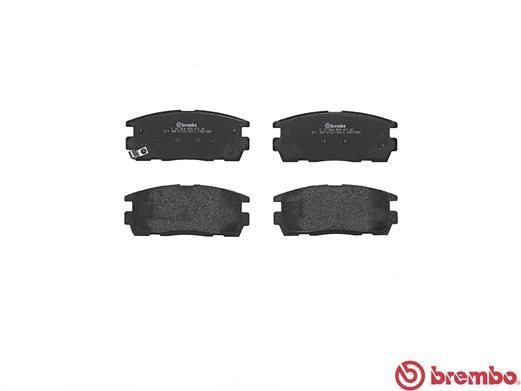 Brake Pad Set, disc brake - P 10 004 BREMBO