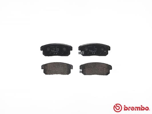Brake Pad Set, disc brake - P 10 005 BREMBO