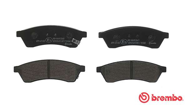 Brake Pad Set, disc brake - P 10 060 BREMBO