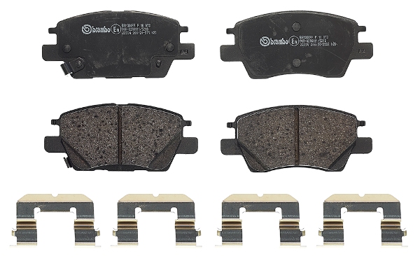 Brake Pad Set, disc brake - P 10 073 BREMBO