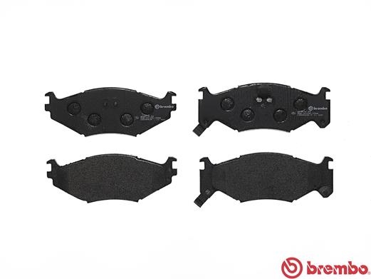 Комплект тормозных колодок, дисковый тормоз - P 11 007 BREMBO