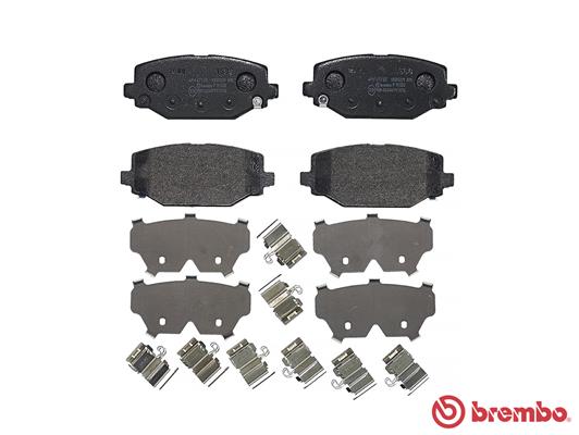 Brake Pad Set, disc brake - P 11 032 BREMBO