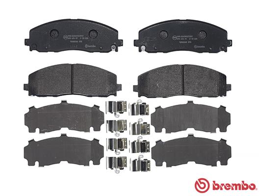 Kit pastiglie freno, Freno a disco - P 11 035 BREMBO