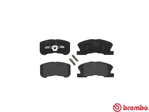 Brake Pad Set, disc brake - P 16 008 BREMBO