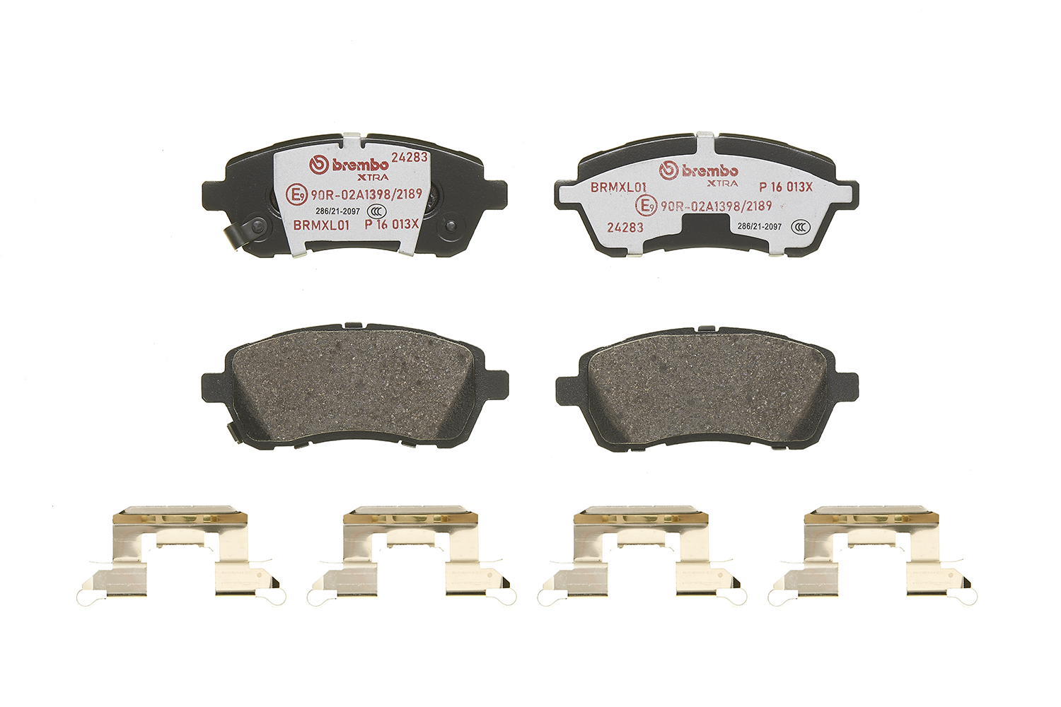 Brake Pad Set, disc brake - P 16 013X BREMBO