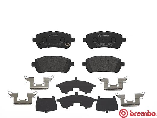 Brake Pad Set, disc brake - P 16 013 BREMBO