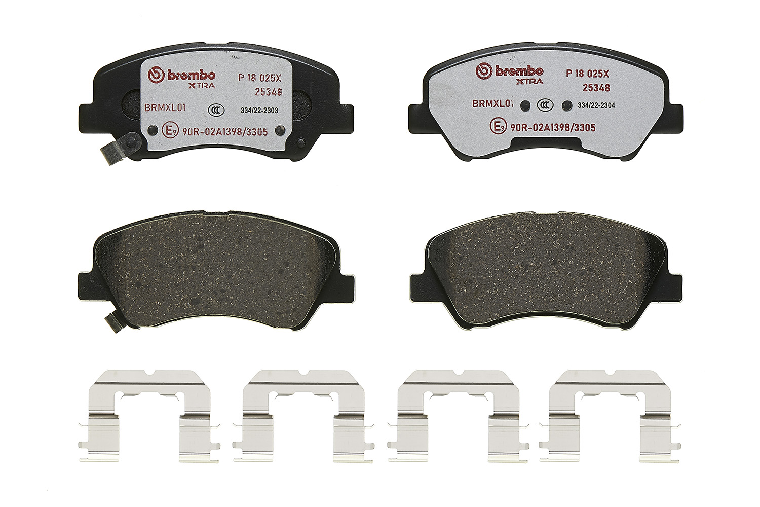 Brake Pad Set, disc brake - P 18 025X BREMBO