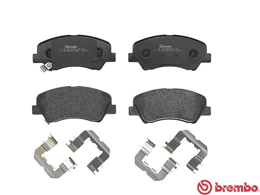 Brake Pad Set, disc brake - P 18 025 BREMBO