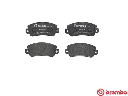 Brake Pad Set, disc brake - P 23 013 BREMBO