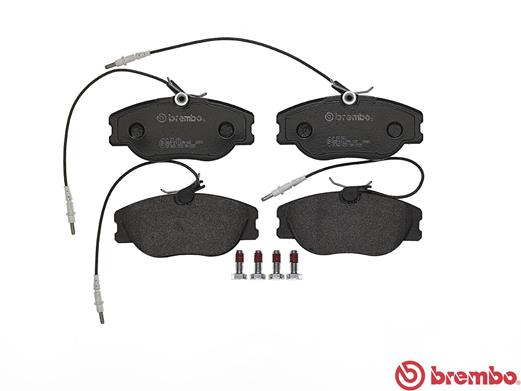 Brake Pad Set, disc brake - P 23 061 BREMBO