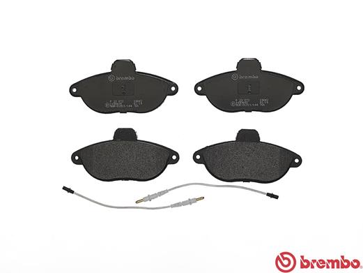 Brake Pad Set, disc brake - P 23 072 BREMBO
