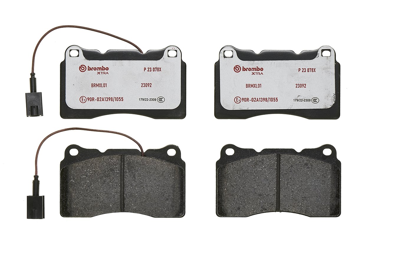 Brake Pad Set, disc brake - P 23 078X BREMBO