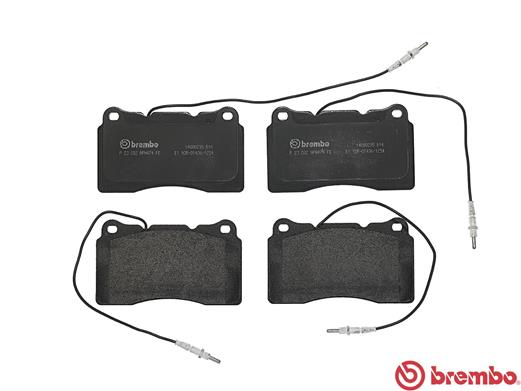 Kit pastiglie freno, Freno a disco - P 23 082 BREMBO