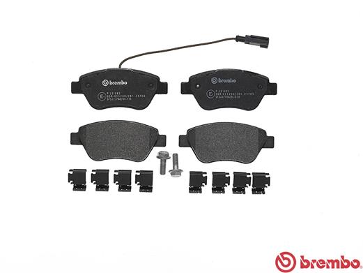 Brake Pad Set, disc brake - P 23 085 BREMBO