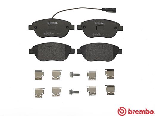 Brake Pad Set, disc brake - P 23 087 BREMBO