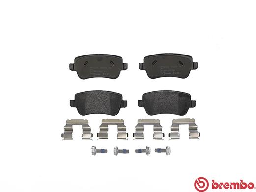 Brake Pad Set, disc brake - P 23 101 BREMBO
