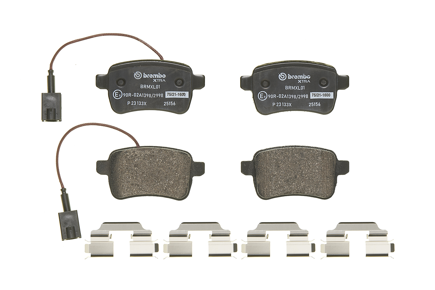 Brake Pad Set, disc brake - P 23 133X BREMBO