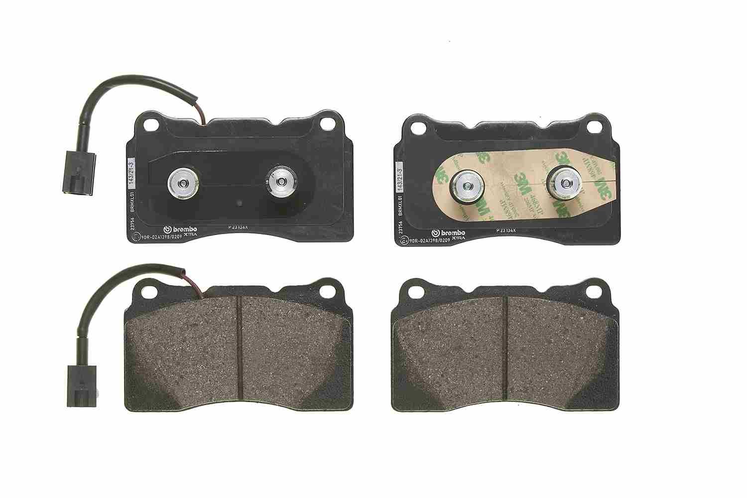 Bremsbelagsatz, Scheibenbremse - P 23 134X BREMBO