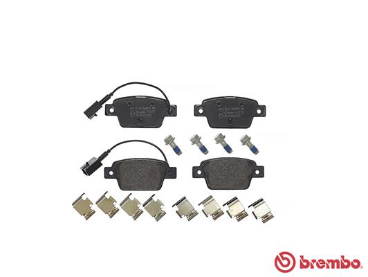 Brake Pad Set, disc brake - P 23 135 BREMBO