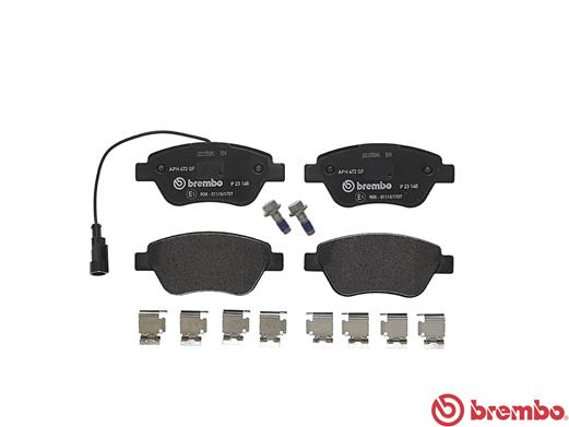 Brake Pad Set, disc brake - P 23 140 BREMBO