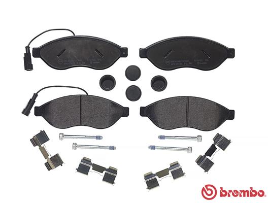 Brake Pad Set, disc brake - P 23 143 BREMBO
