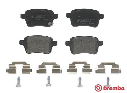 Brake Pad Set, disc brake - P 23 156 BREMBO