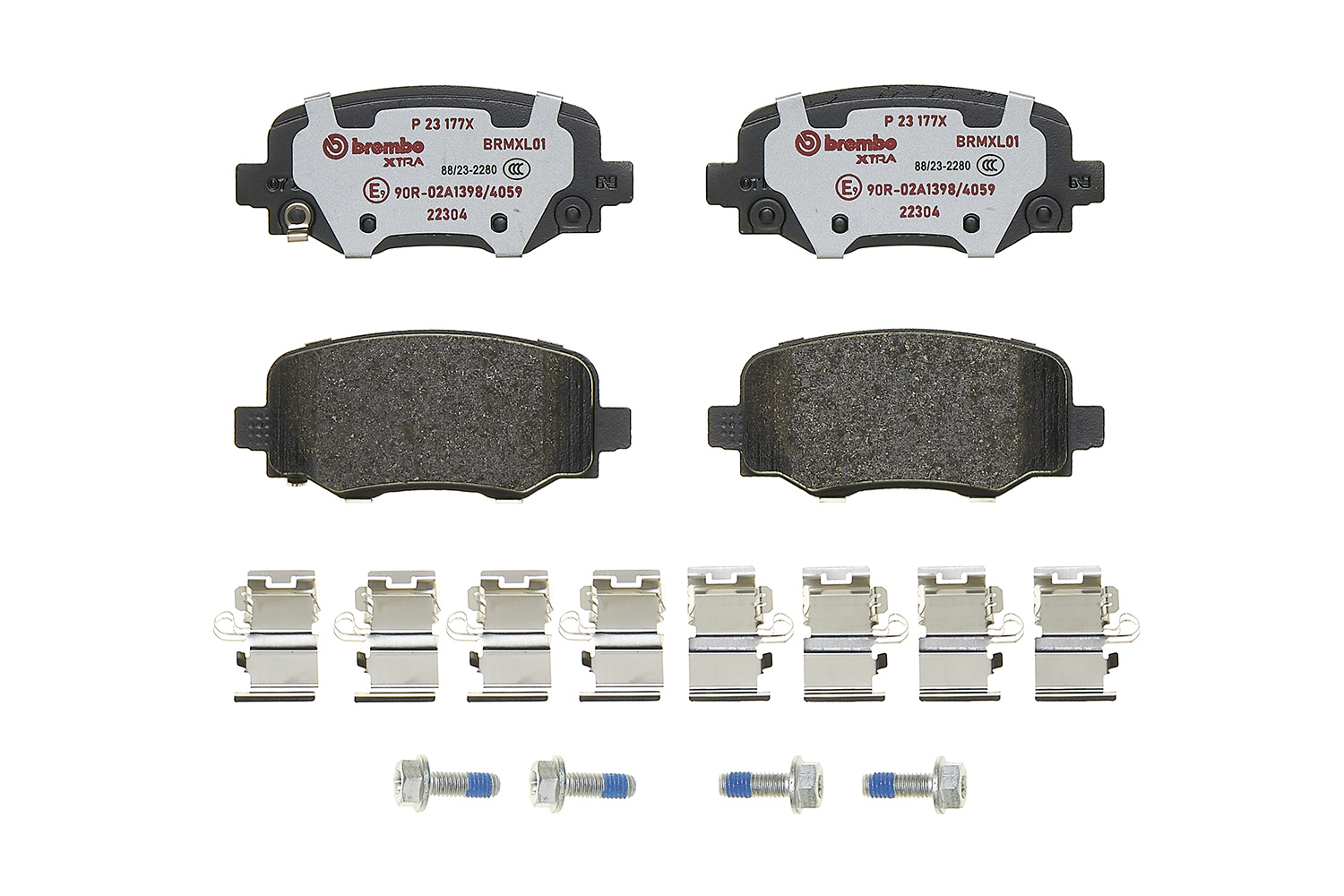 Brake Pad Set, disc brake - P 23 177X BREMBO