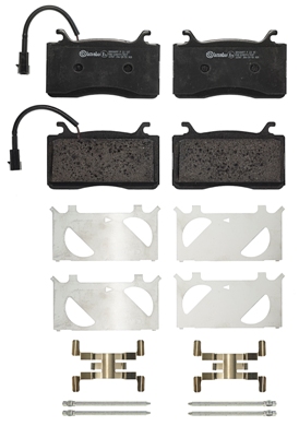 Brake Pad Set, disc brake - P 23 187 BREMBO