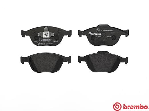 Brake Pad Set, disc brake - P 24 058 BREMBO