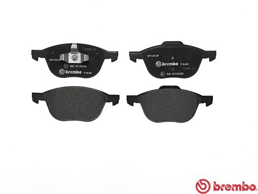 Brake Pad Set, disc brake - P 24 061 BREMBO