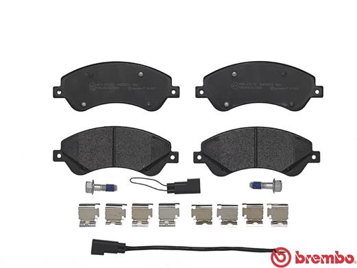 Brake Pad Set, disc brake - P 24 065 BREMBO