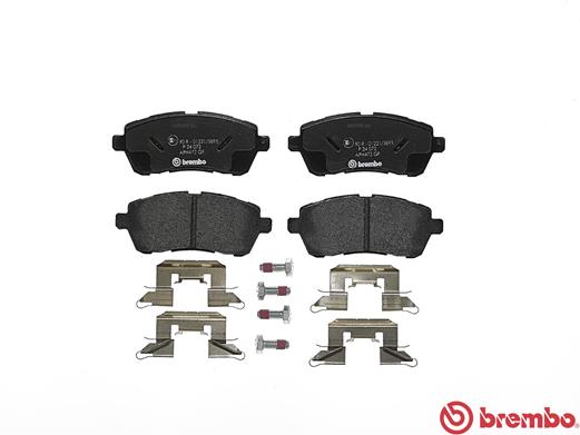 Brake Pad Set, disc brake - P 24 072 BREMBO