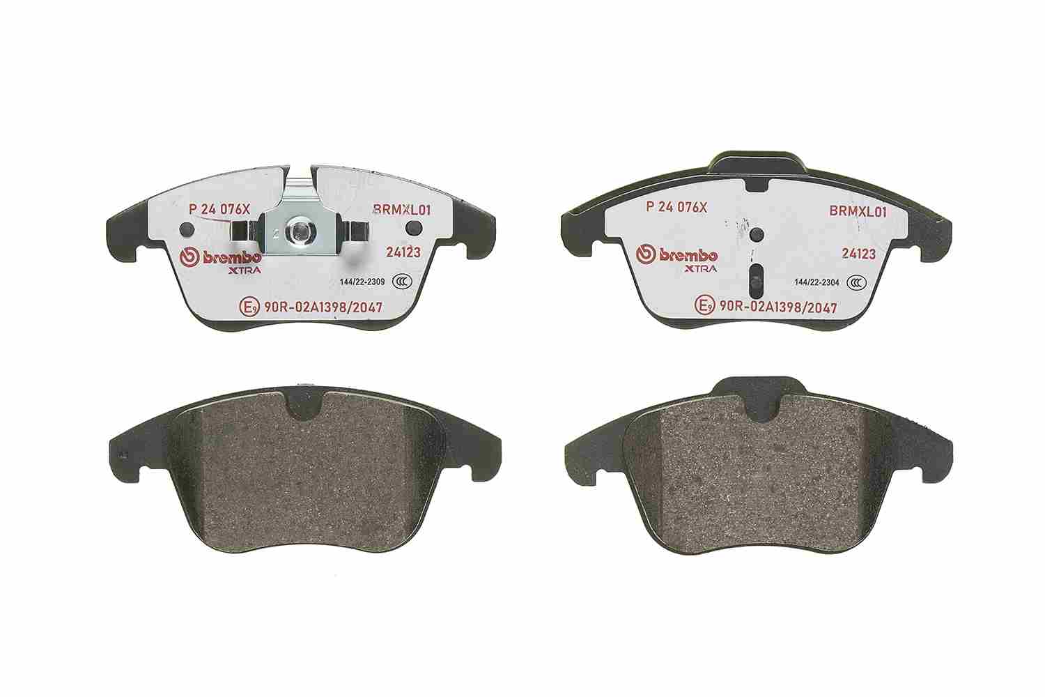 Brake Pad Set, disc brake - P 24 076X BREMBO