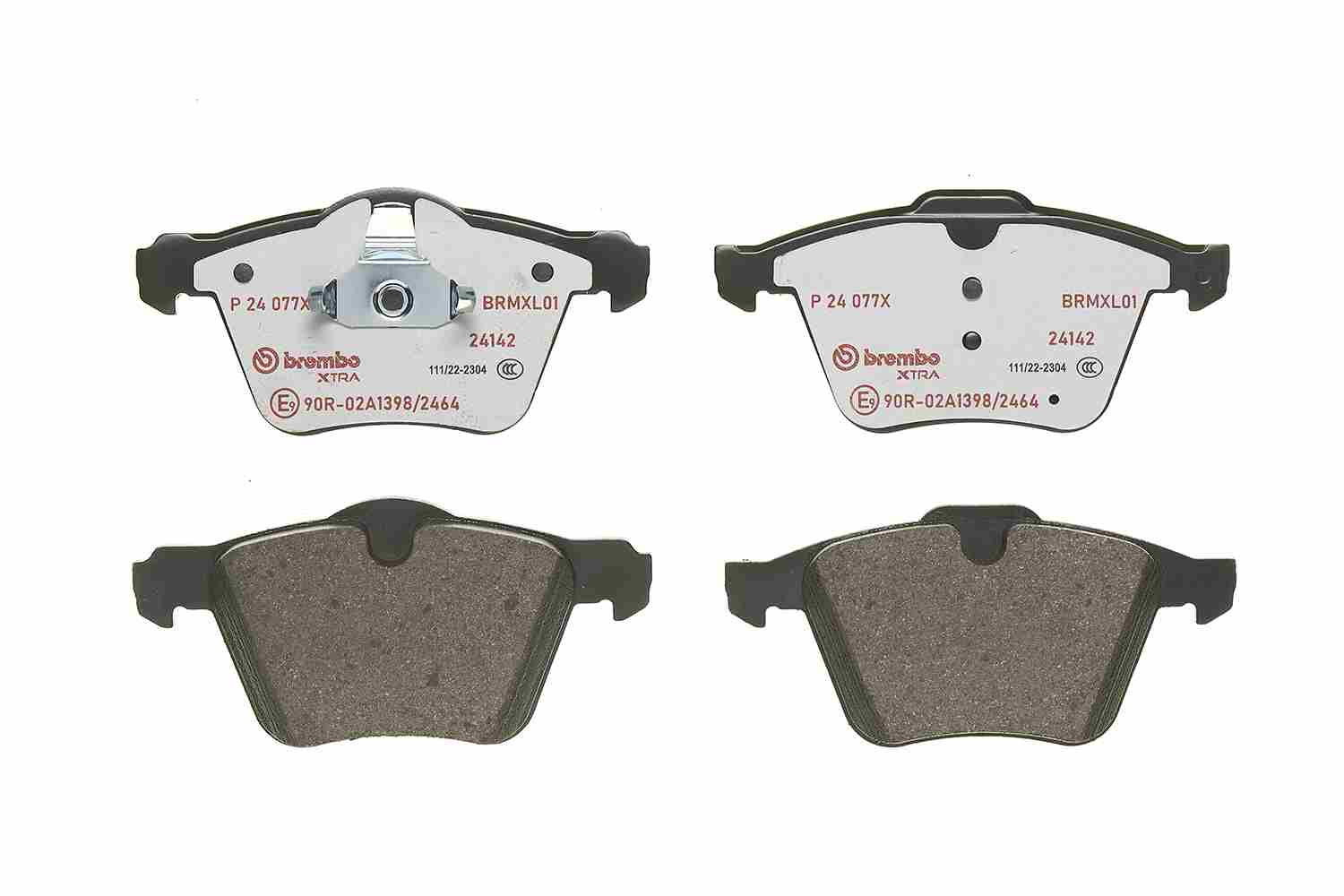 Brake Pad Set, disc brake - P 24 077X BREMBO
