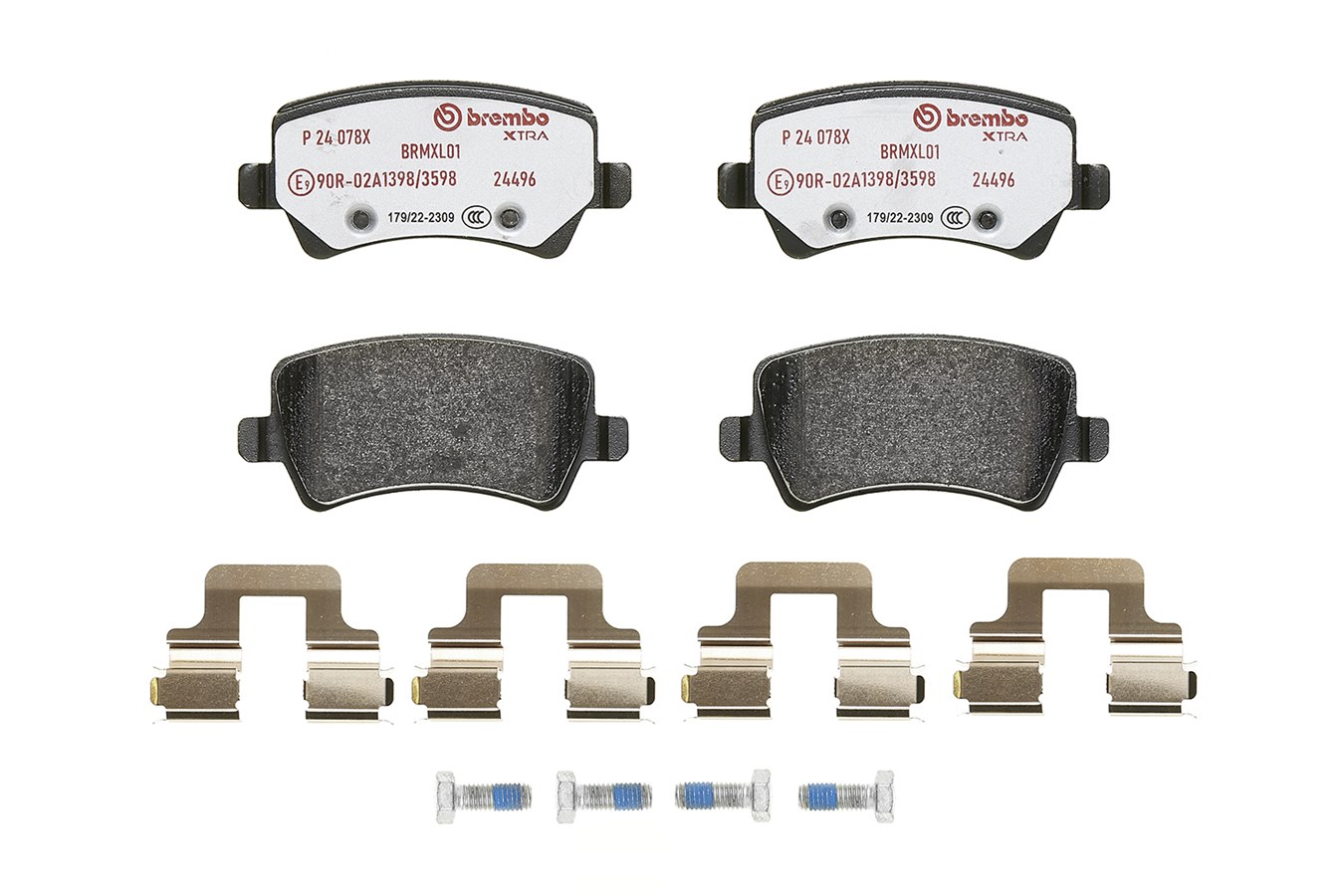 Brake Pad Set, disc brake - P 24 078X BREMBO
