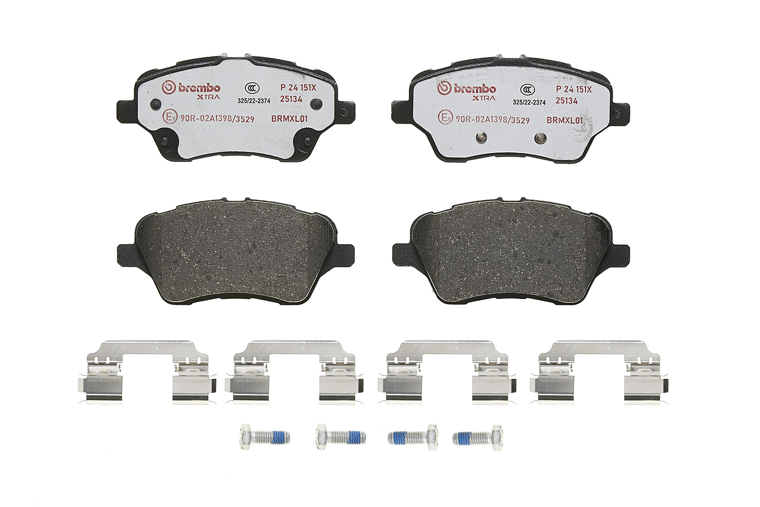 Brake Pad Set, disc brake - P 24 151X BREMBO