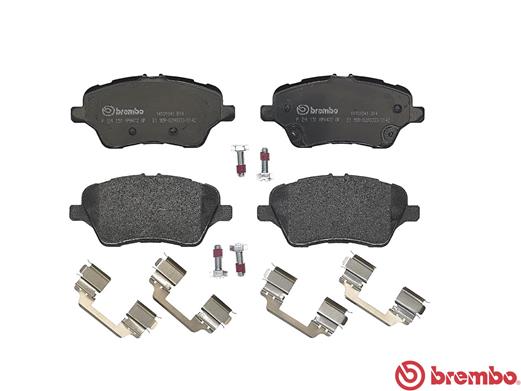 Brake Pad Set, disc brake - P 24 151 BREMBO