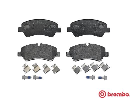 Brake Pad Set, disc brake - P 24 160 BREMBO