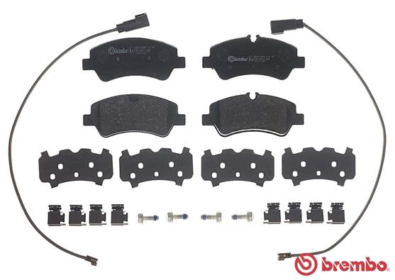 Brake Pad Set, disc brake - P 24 187 BREMBO