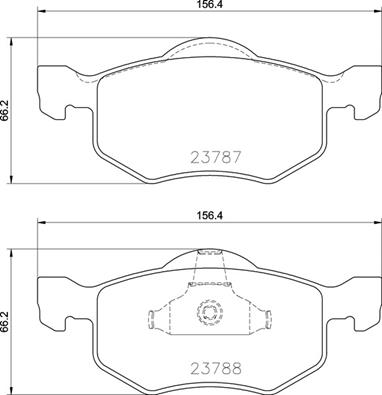 Kit pastiglie freno, Freno a disco - P 24 219 BREMBO
