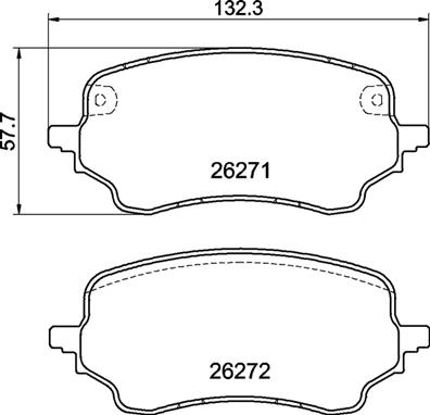 Kit pastiglie freno, Freno a disco - P 24 236 BREMBO