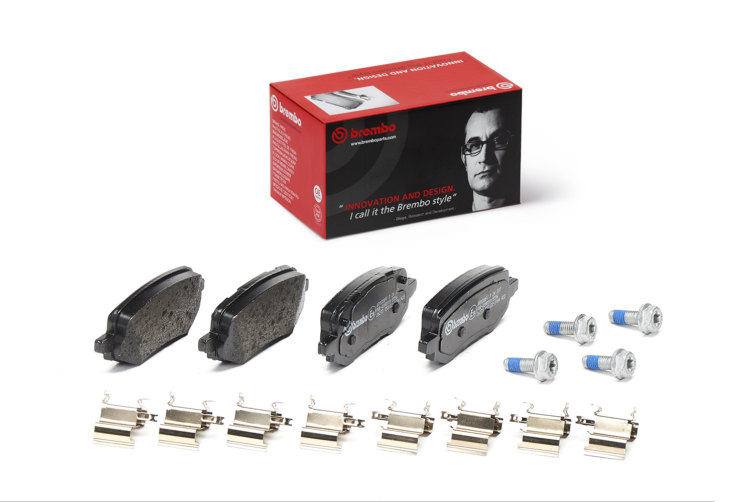 Комплект тормозных колодок, дисковый тормоз - P 24 237 BREMBO