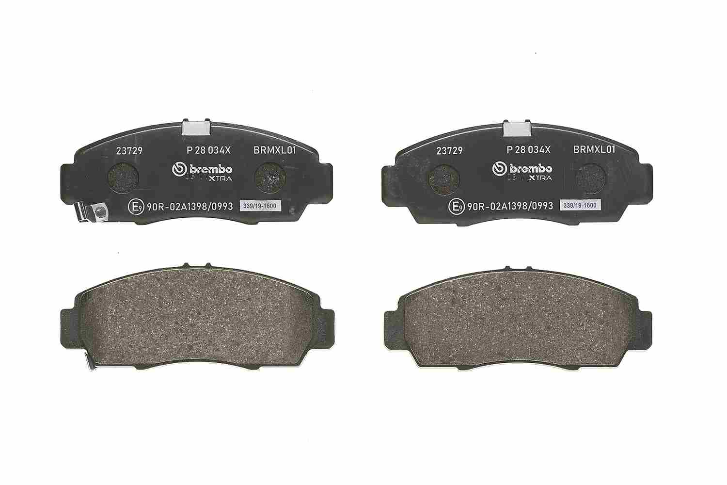 Brake Pad Set, disc brake - P 28 034X BREMBO