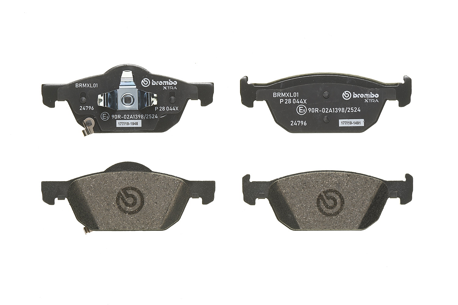 Brake Pad Set, disc brake - P 28 044X BREMBO