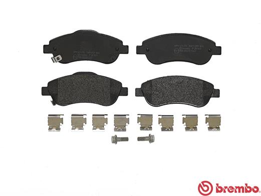 Brake Pad Set, disc brake - P 28 045 BREMBO