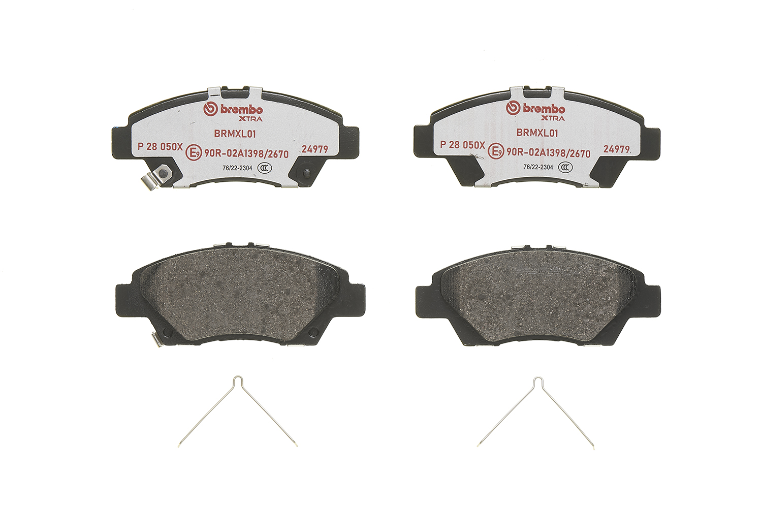 Brake Pad Set, disc brake - P 28 050X BREMBO