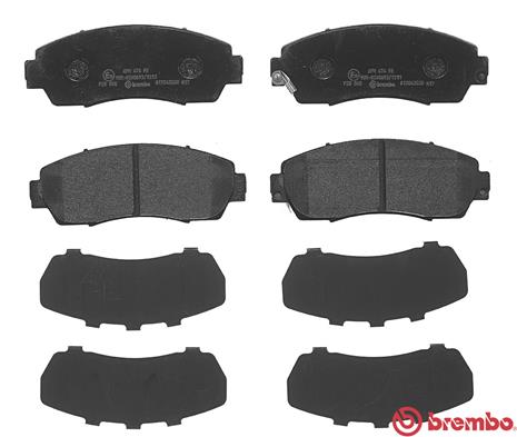 Brake Pad Set, disc brake - P 28 068 BREMBO