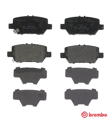 Brake Pad Set, disc brake - P 28 078 BREMBO