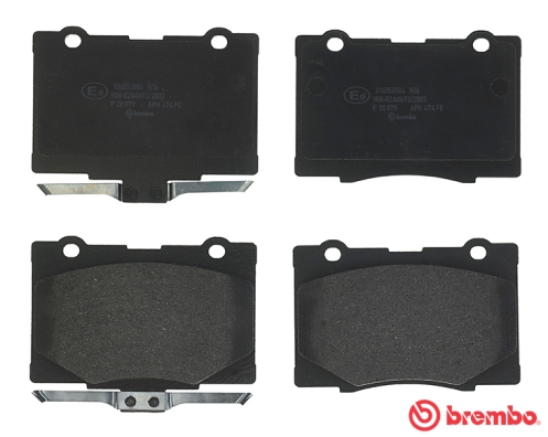 Brake Pad Set, disc brake - P 28 079 BREMBO