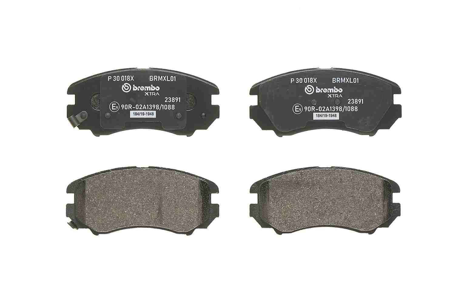Brake Pad Set, disc brake - P 30 018X BREMBO